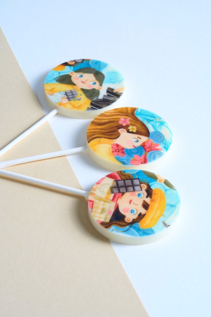 Signature Box of Illustrated Chocolates